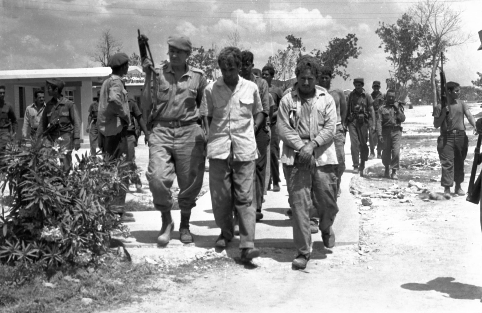 U.S.-backed Cuban exiles captured during the failed Bay of Pigs invasion, Cuba, 1961 [britannica.com]