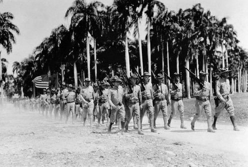 U.S. troops marching in Haiti [washingtonpost.com]