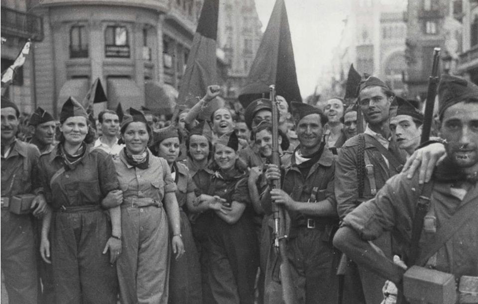 CNT-FAI militiamen in Barcelona in July 1936 [Wikipedia]