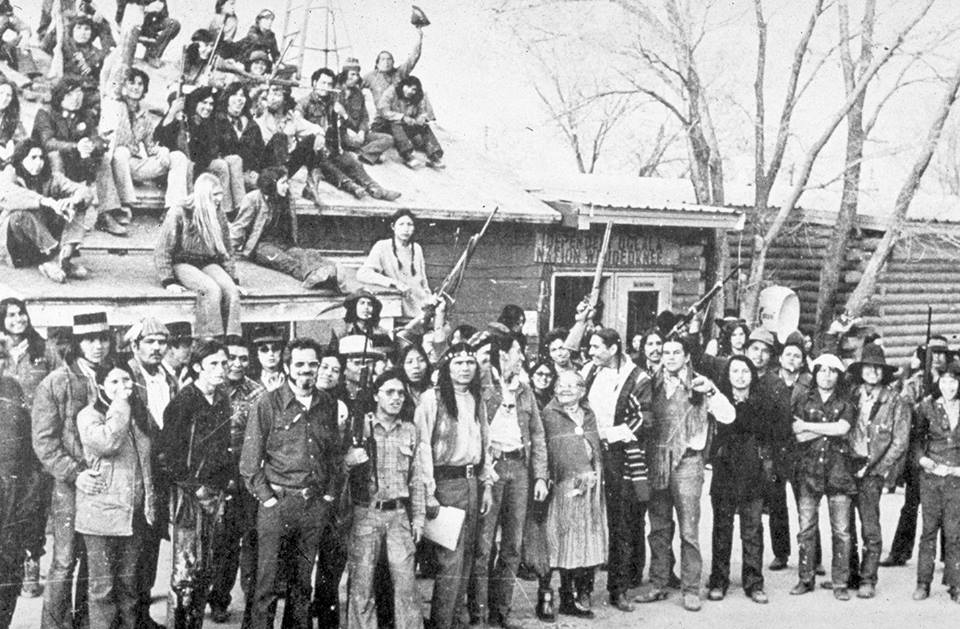 American Indian activists at Wounded Knee, 1973 [libcom.org]