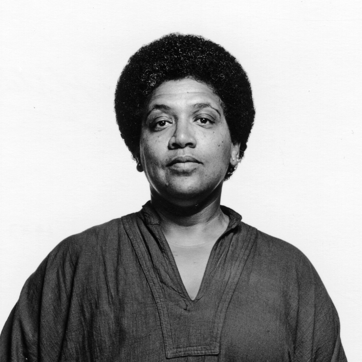 Audre Lorde, unknown year. Photo credit to Jack Mitchell.