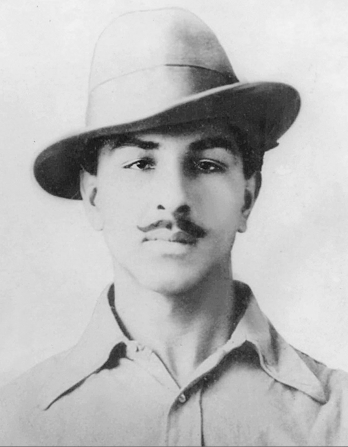 Photograph of Bhagat Singh taken in 1929, when he was 21 years old [Wikipedia]