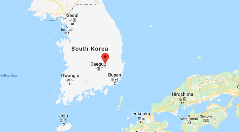 Сеул южная корея на карте. Daegu Korea Map. Дэгу Корея на карте. Город Дэгу на карте Кореи. Где находится Daegu.